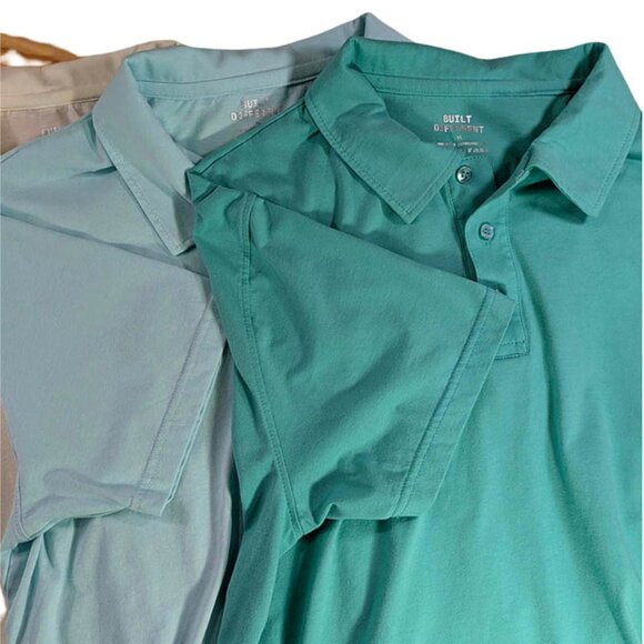 Lot of 4 Built Different Polos Mens XL Pastel Dad Bod Resort Coastal Casual - Picture 3 of 10